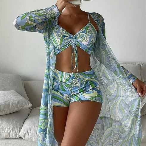2024 Separate Tankini Set for Women-Two Piece Swimsuits